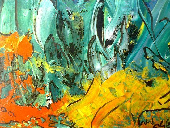 Kunst Studio Art Blue